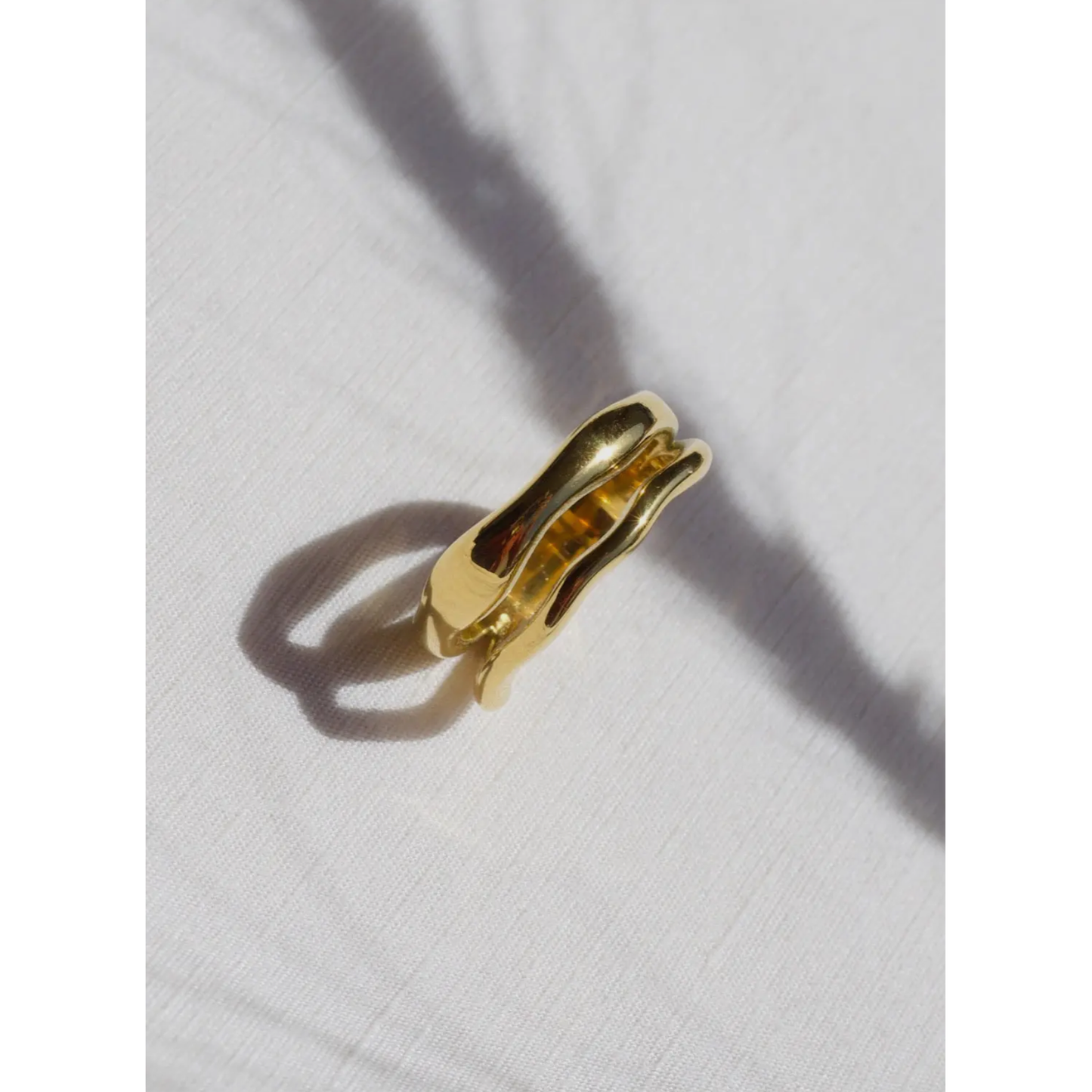 Wavy Gold Stack Ring