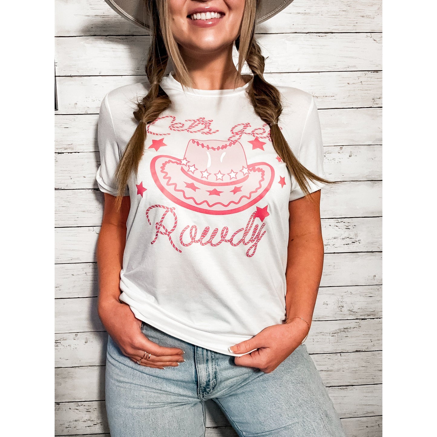 'Let's Get Rowdy' Cowgirl Tee